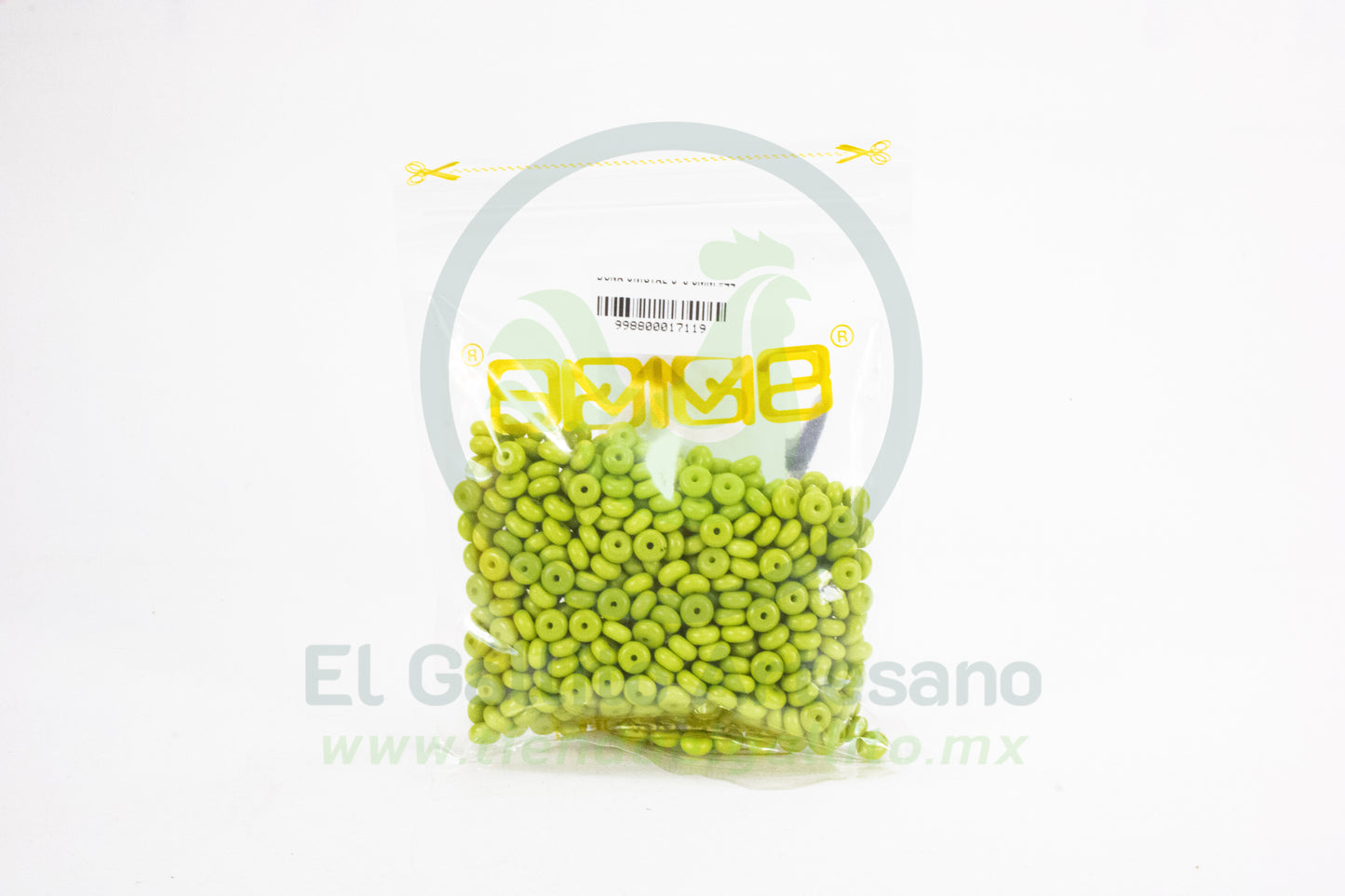 Dona Cristal 3*6 6mm #44 | Verde Manzana