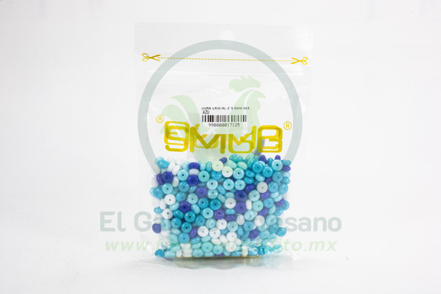 Dona Cristal 3*6 6mm | Mix Azul
