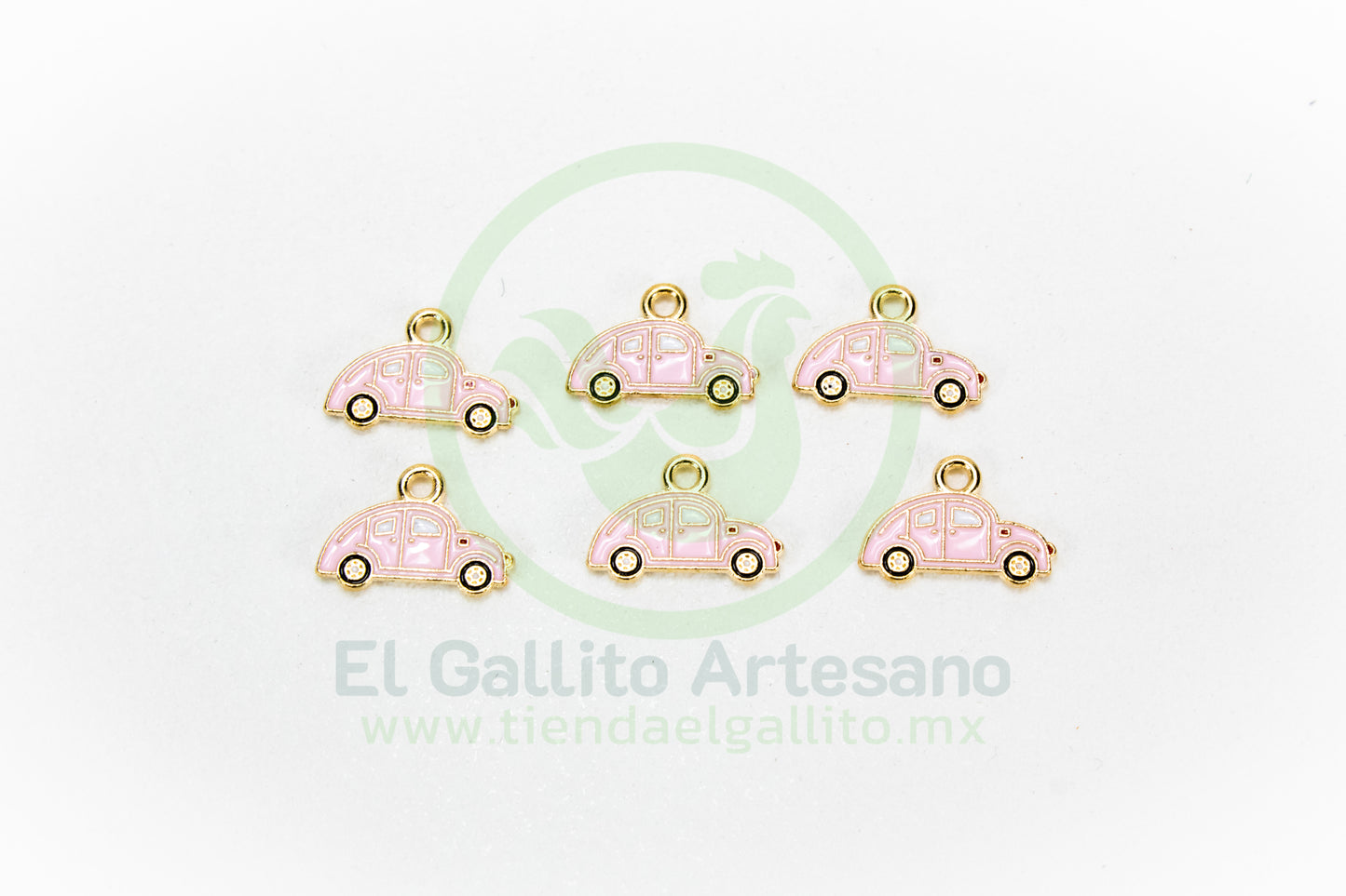 Dije #5 Esmaltado | Vocho Rosa