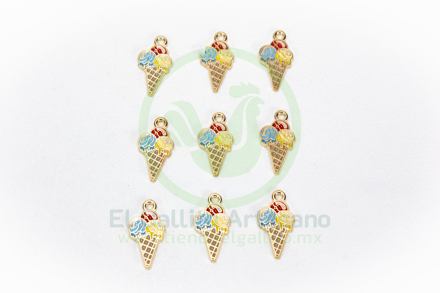 Dije #5 Esmaltado | Helado