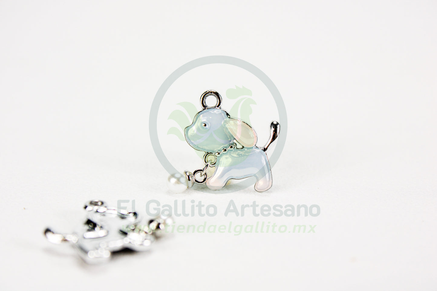 Perro Correa | Dije Esmaltado Mini