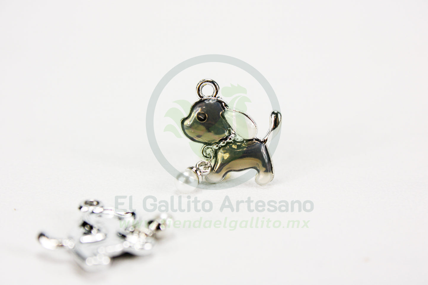 Perro Correa | Dije Esmaltado Mini