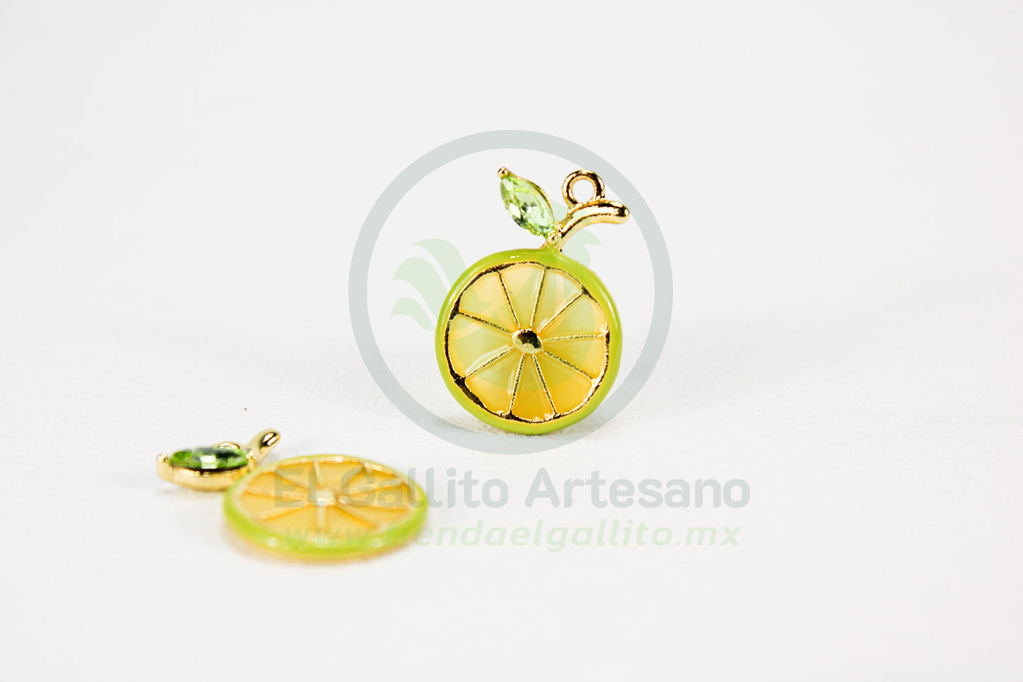 Rodaja Naranja | Dije Esmaltado Mini