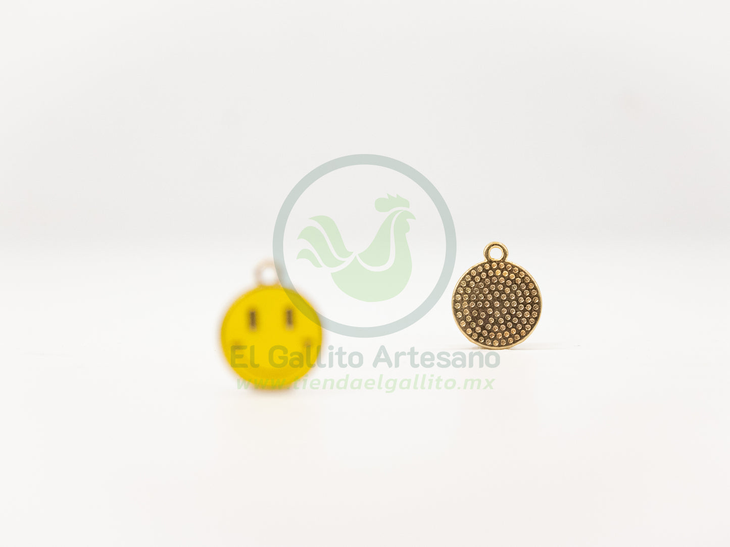 Carita 1cm - Dije Metal