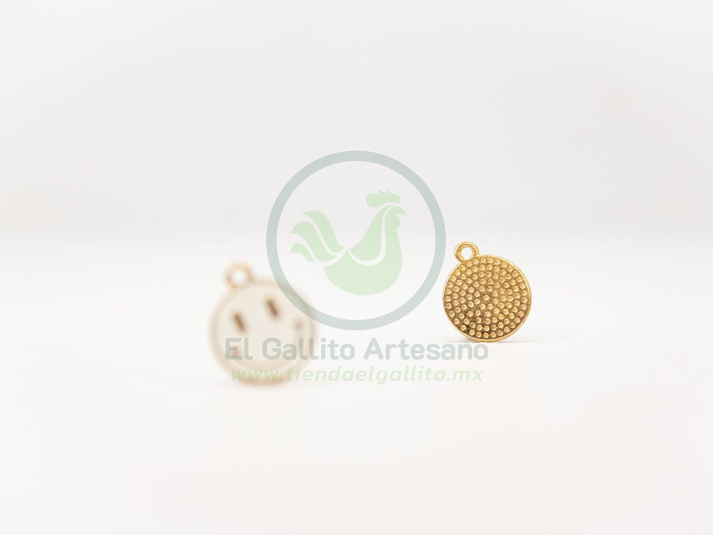 Carita 1cm - Dije Metal