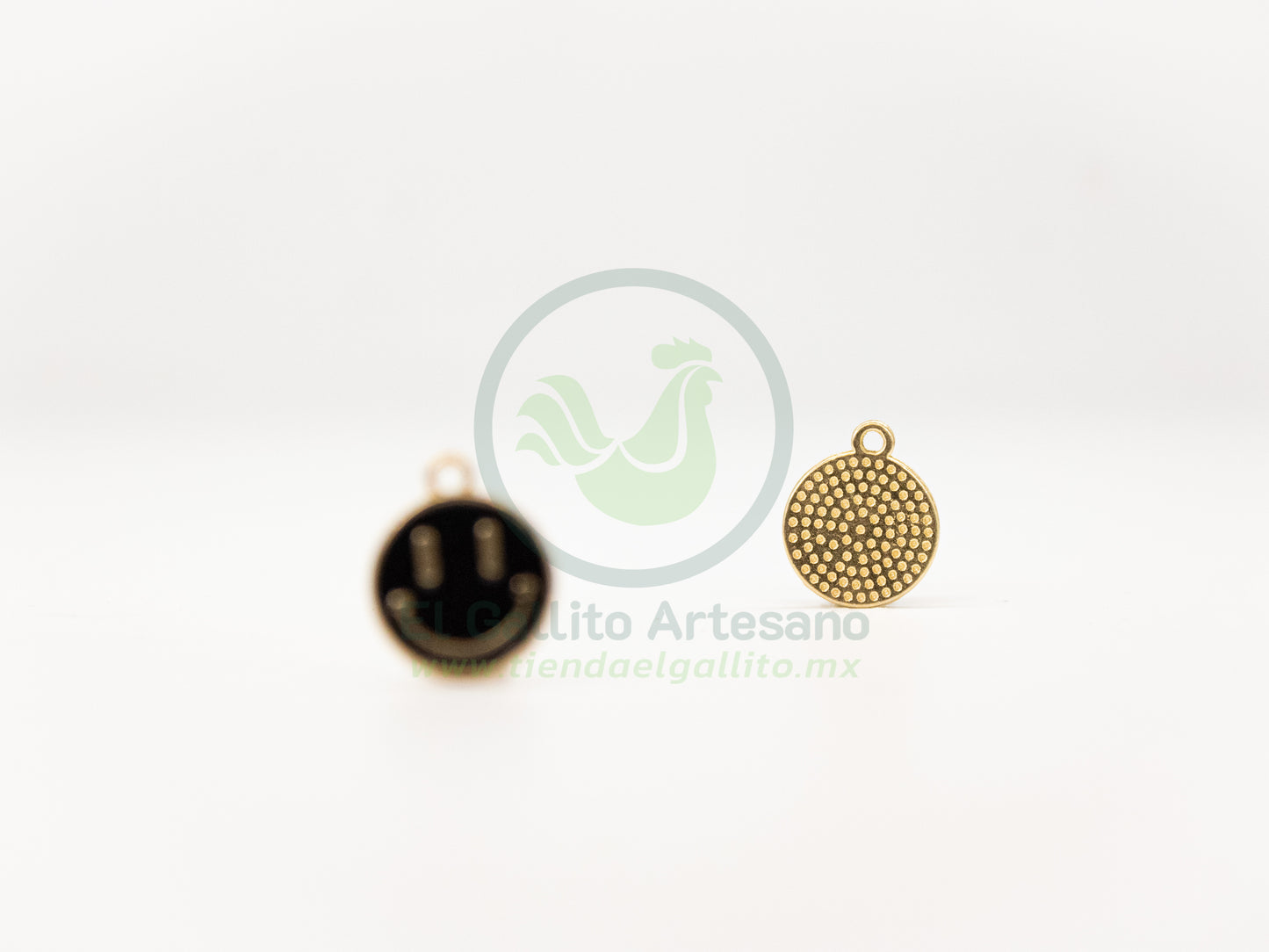 Carita 1cm - Dije Metal