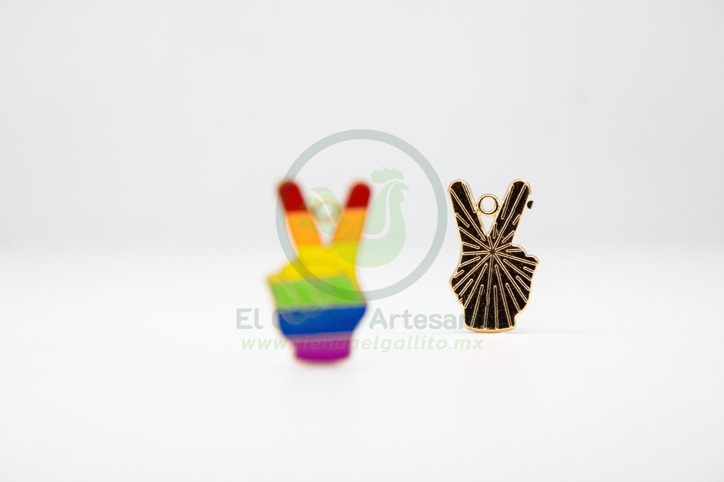 Arcoiris LGBTQ+ - Dije Metal