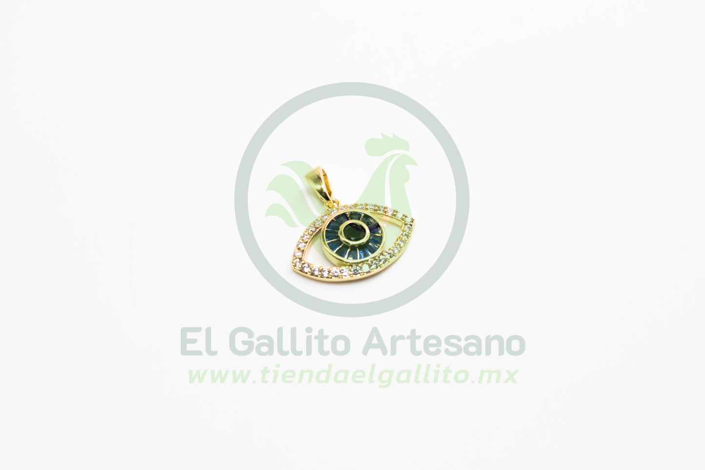 Zirconia #109 Ojo Cristal Azul