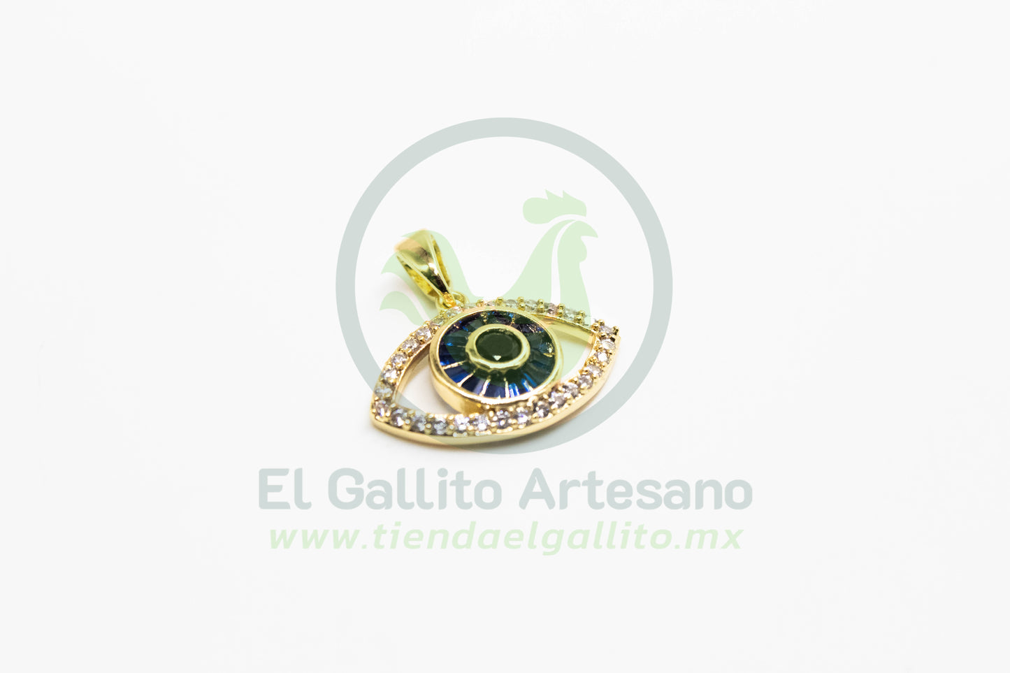 Zirconia #109 Ojo Cristal Azul