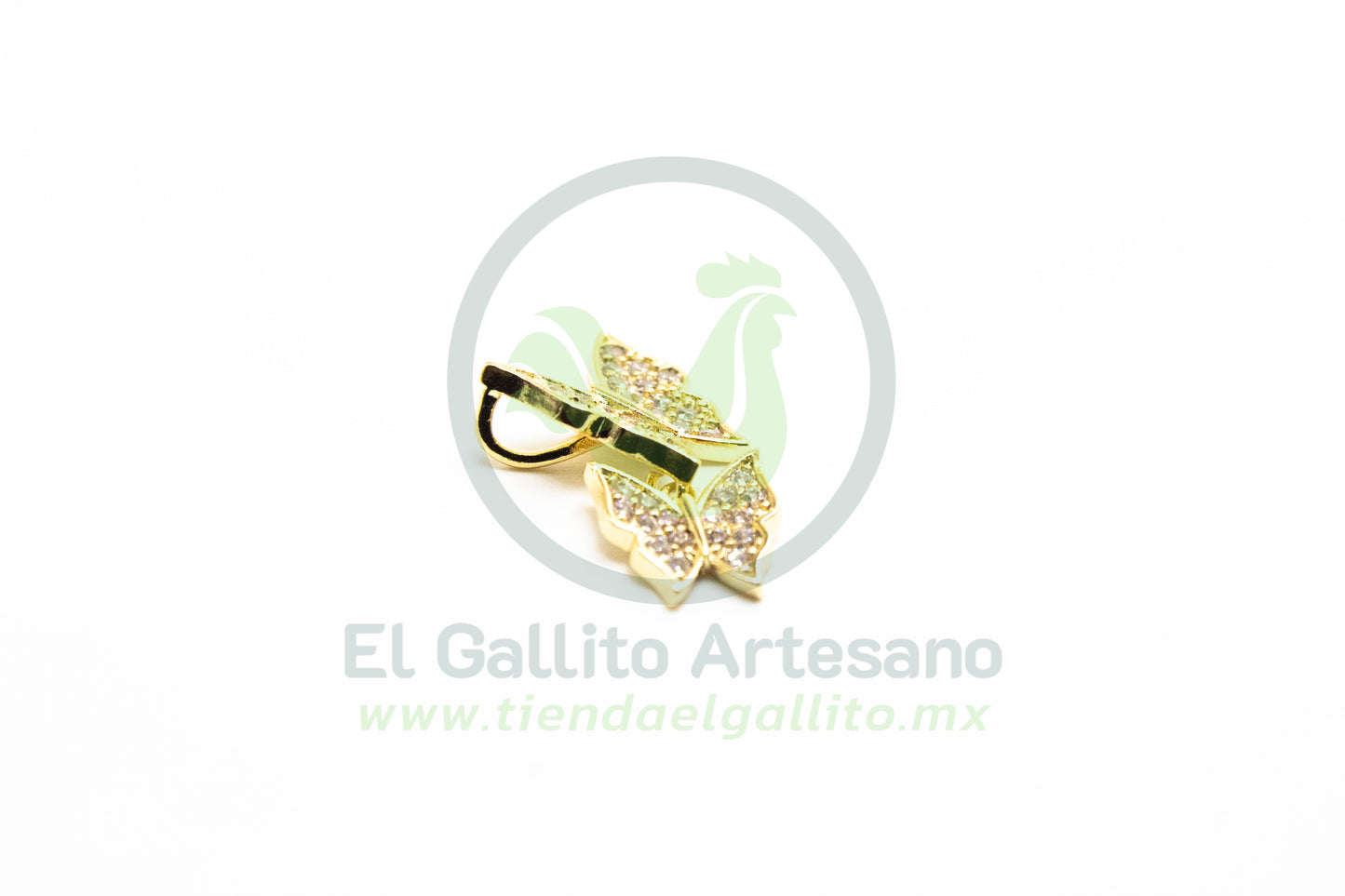 Zirconia #116 Mariposa Doble Pasante