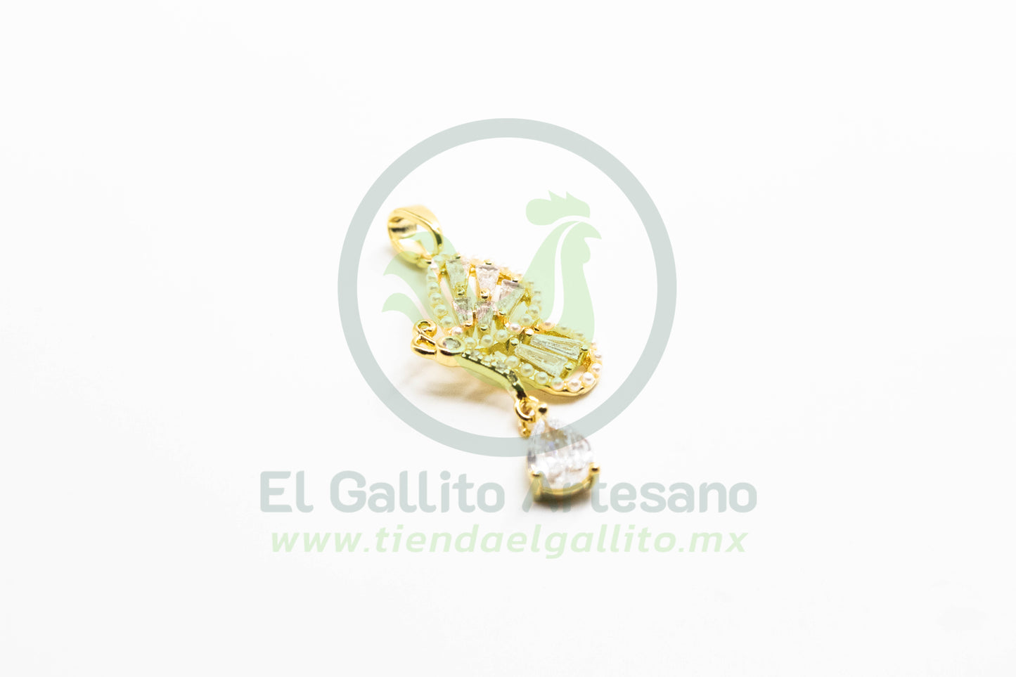 Zirconia #119 Mariposa Gota Colgante