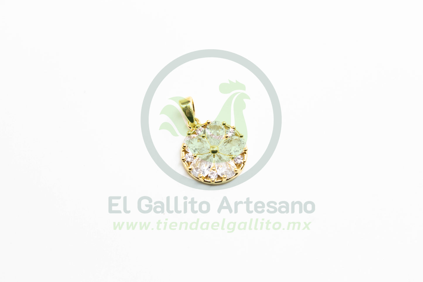 Zirconia #127 Flor Cristal Gotas