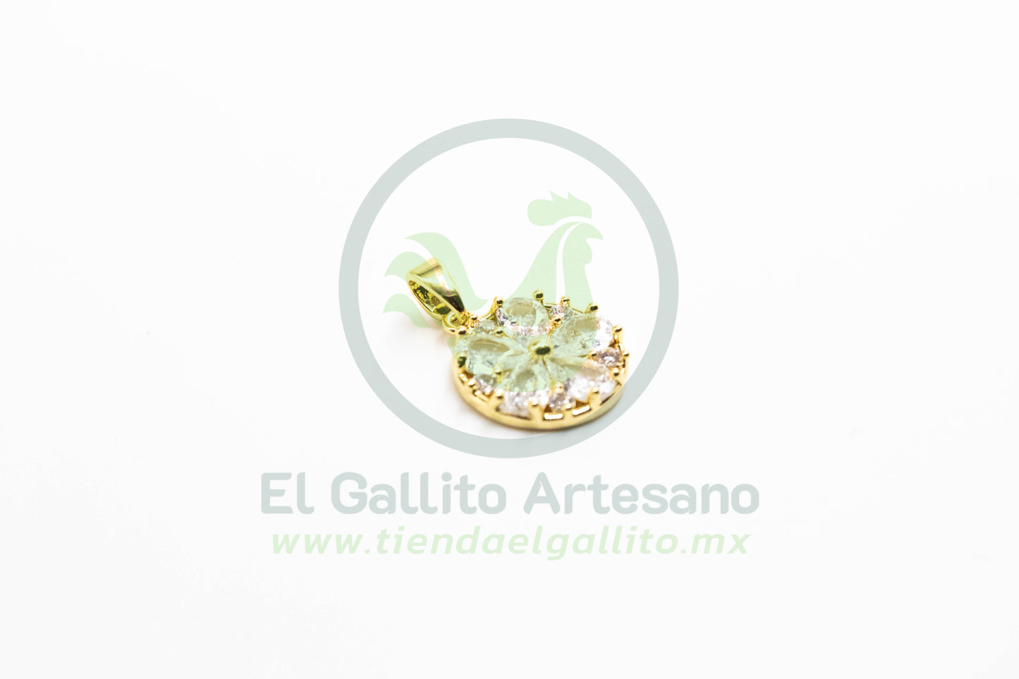 Zirconia #127 Flor Cristal Gotas