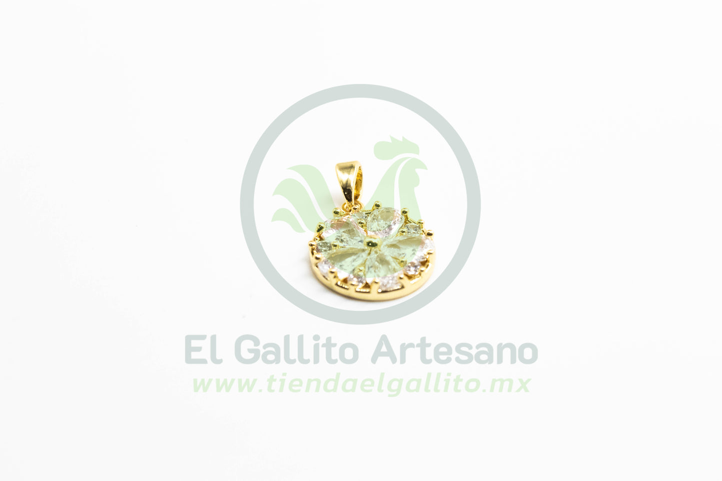 Zirconia #127 Flor Cristal Gotas