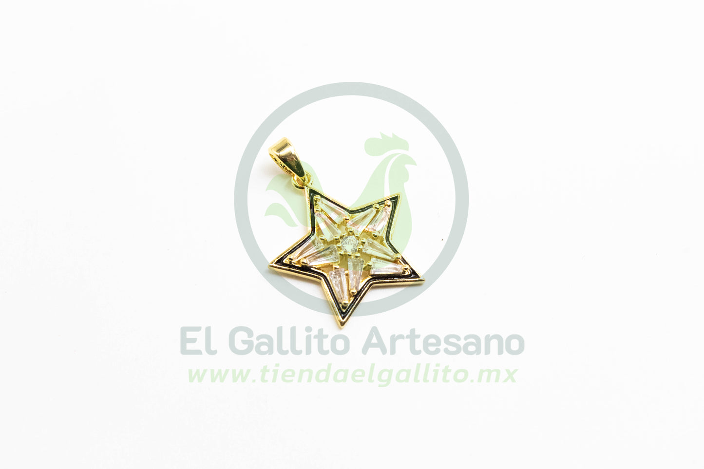 Zirconia #129 Estrella Cristales Centro