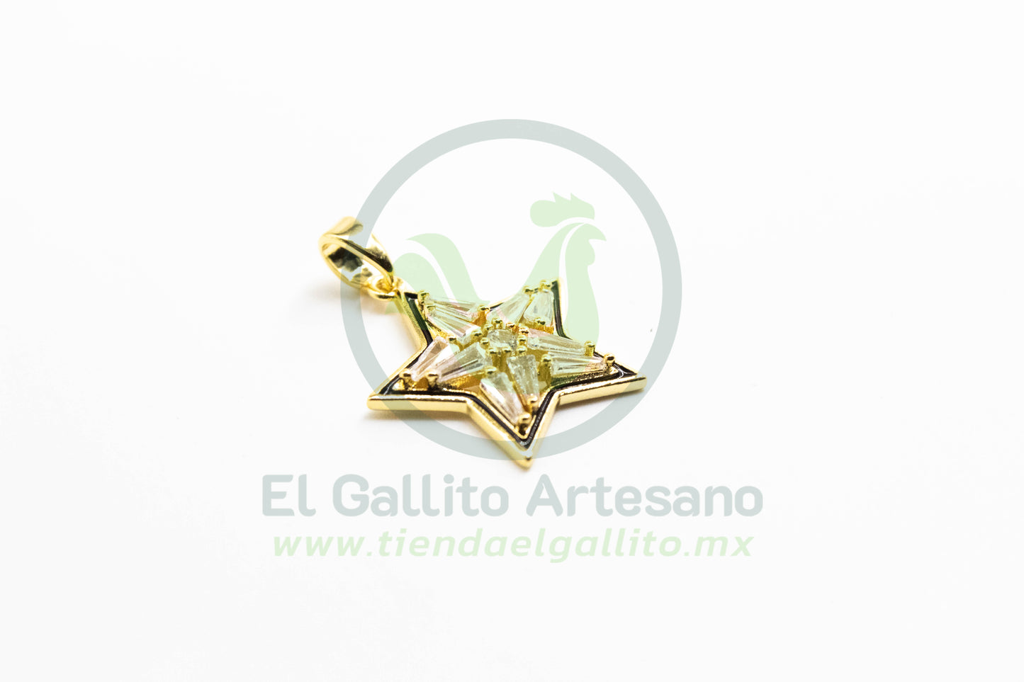 Zirconia #129 Estrella Cristales Centro