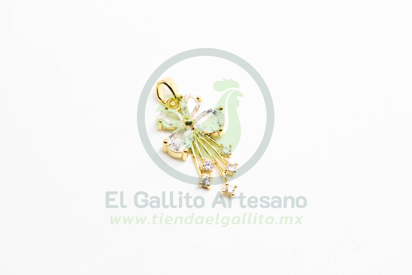 Zirconia #142 Flor con Chispas