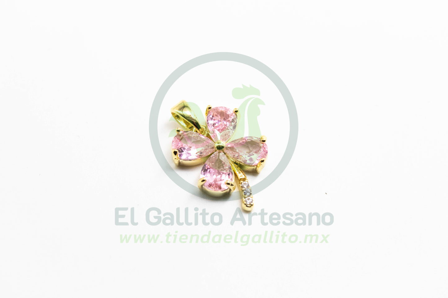 Zirconia #150 Trébol Rosa