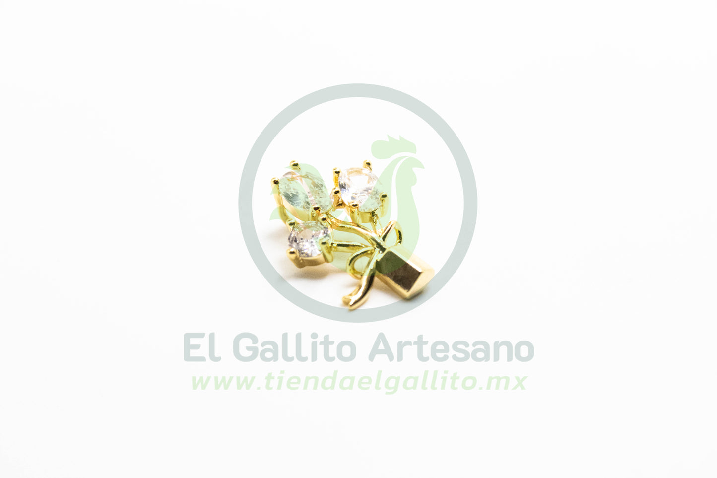 Dije Zirconia #174 | Maceta de Flores