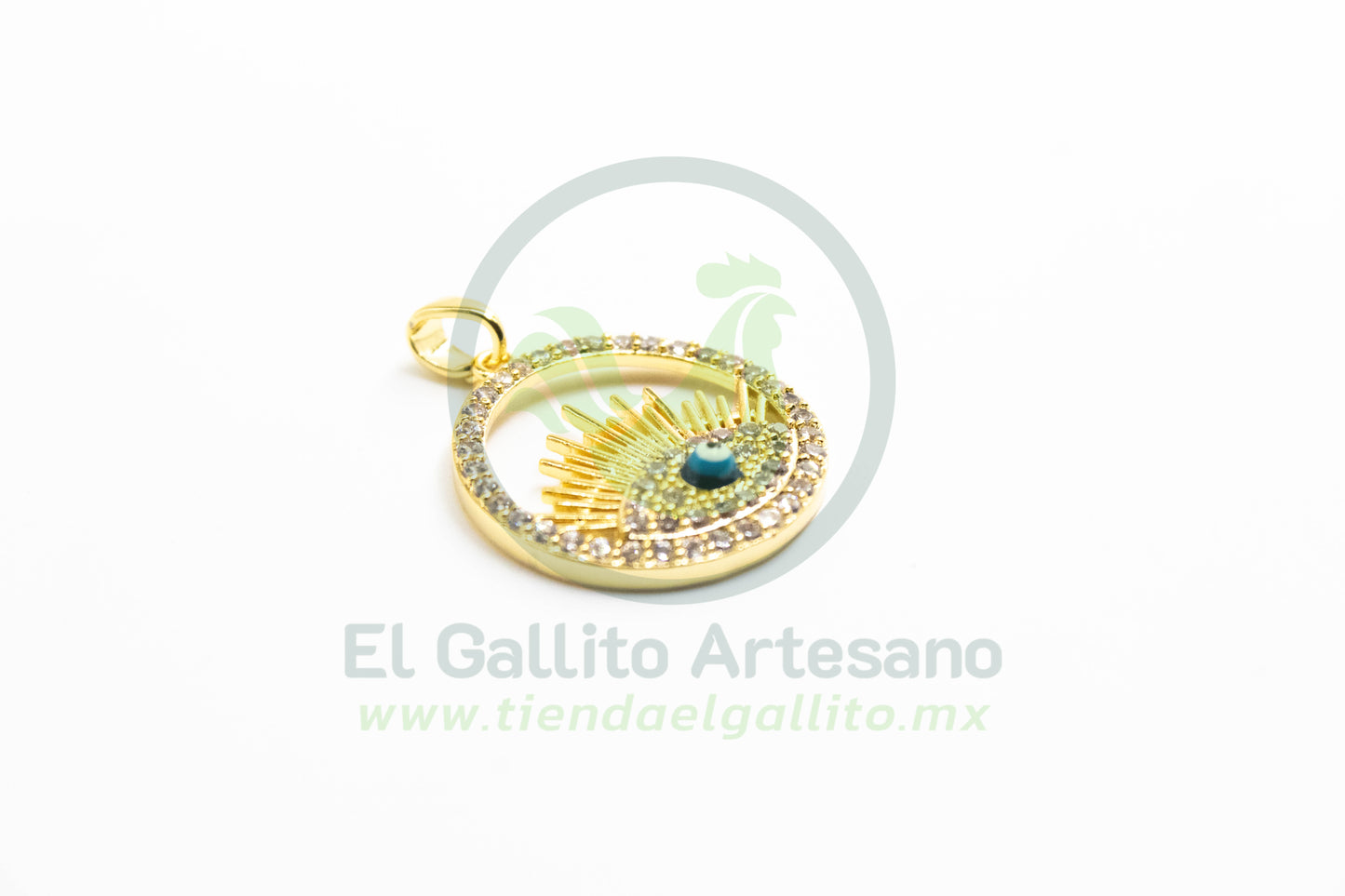 Zirconia #178 Ojo Turco Mini Medalla