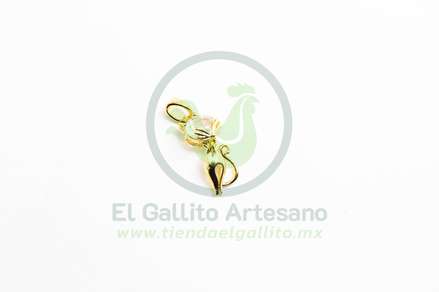 Zirconia #182 Gato Cristal Blanco