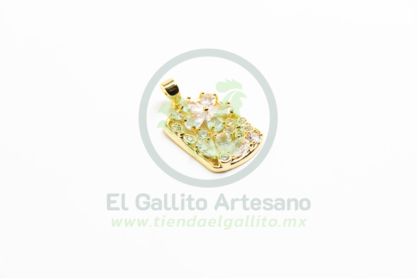 Zirconia #201 Placa Flores Cristales