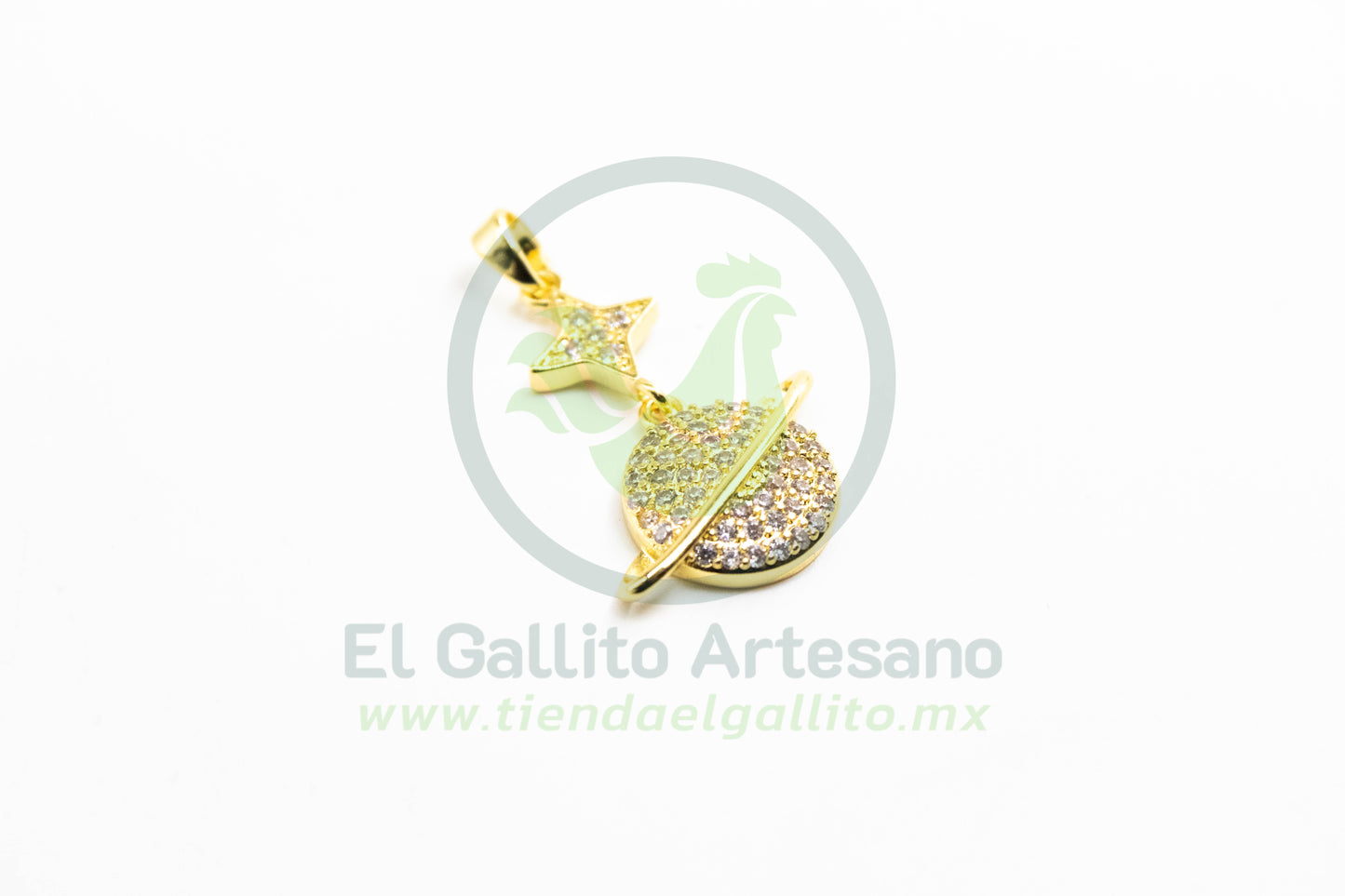 Zirconia #202 Saturno y Estrellas