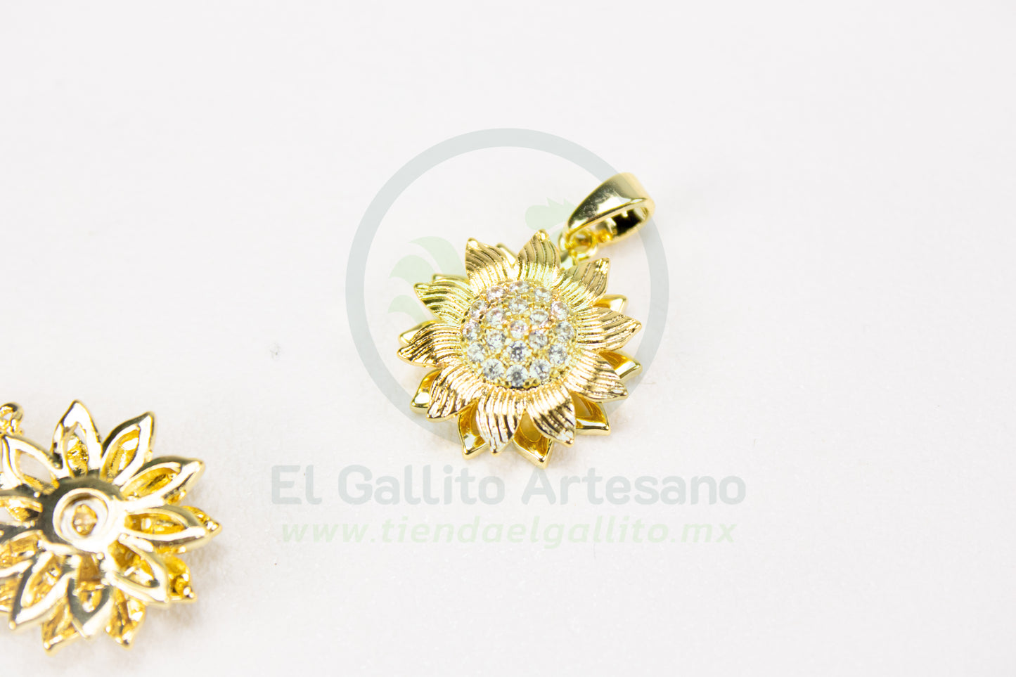 Dije Zirconia #231 | Girasol Movible