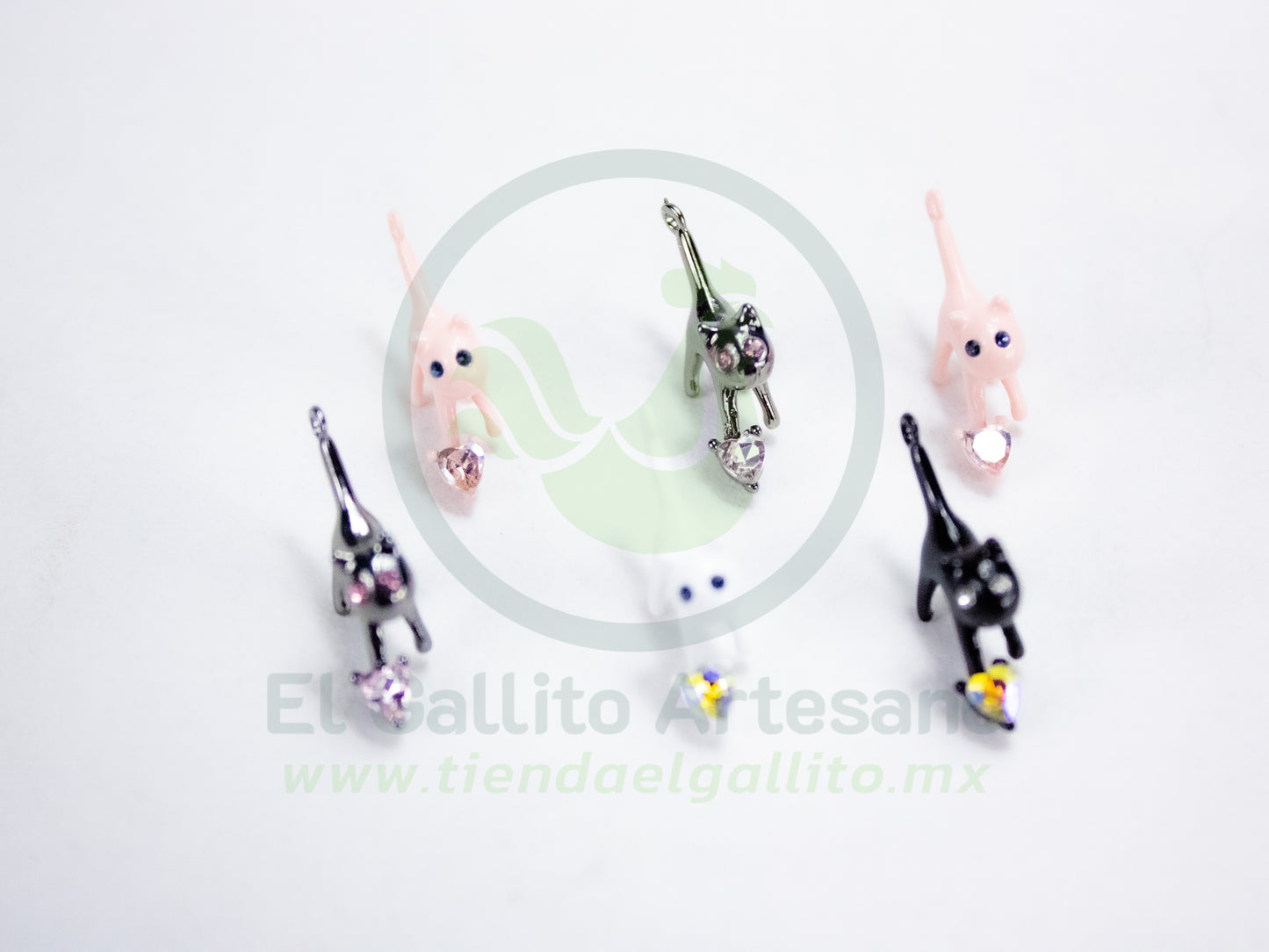 Dije #1 Esmaltado | Gato 3D