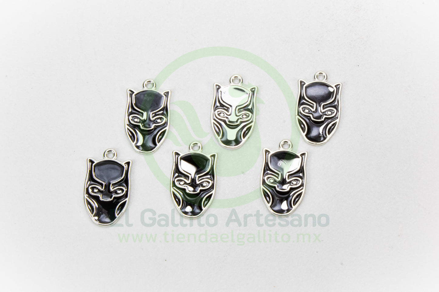 Dije #1 Esmaltado | Black Panther