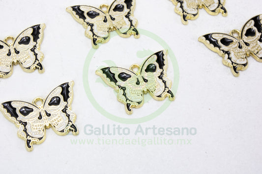 Dije #1 Esmaltado | Mariposa Calavera