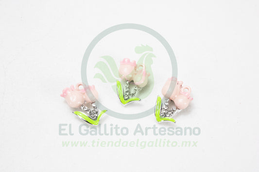Dije #4 Esmaltado | Tulipanes
