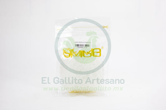 Dona Cristal 3*6 6mm #141 | Blanco Lechoso Claro
