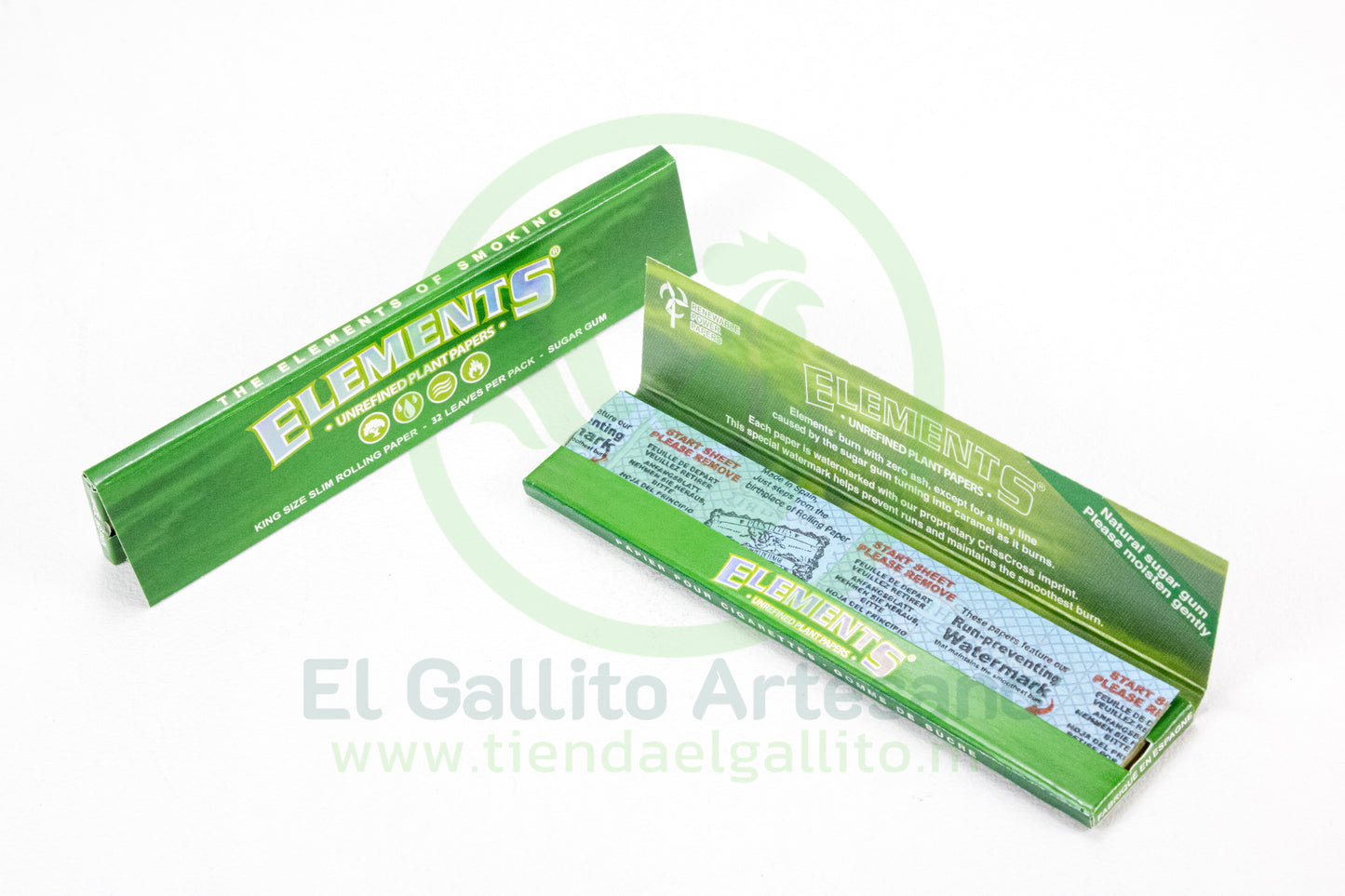 Papel Elements Green King Size