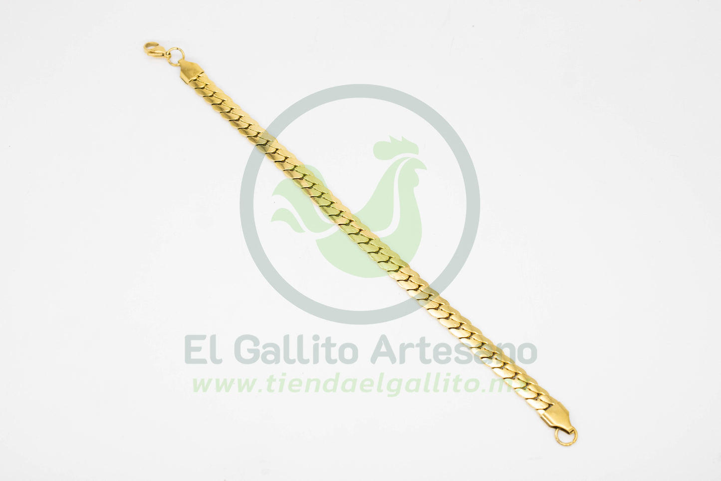 Esclava Acero 1.8-21cm Eslabón Espiga Plata