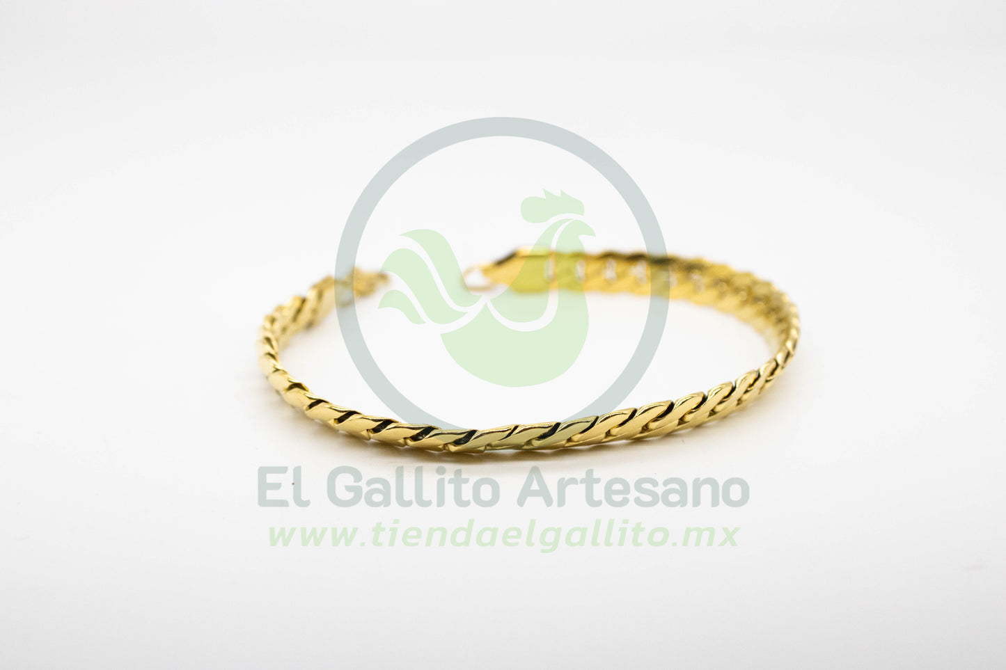 Esclava Acero 1.8-21cm Eslabón Espiga Plata