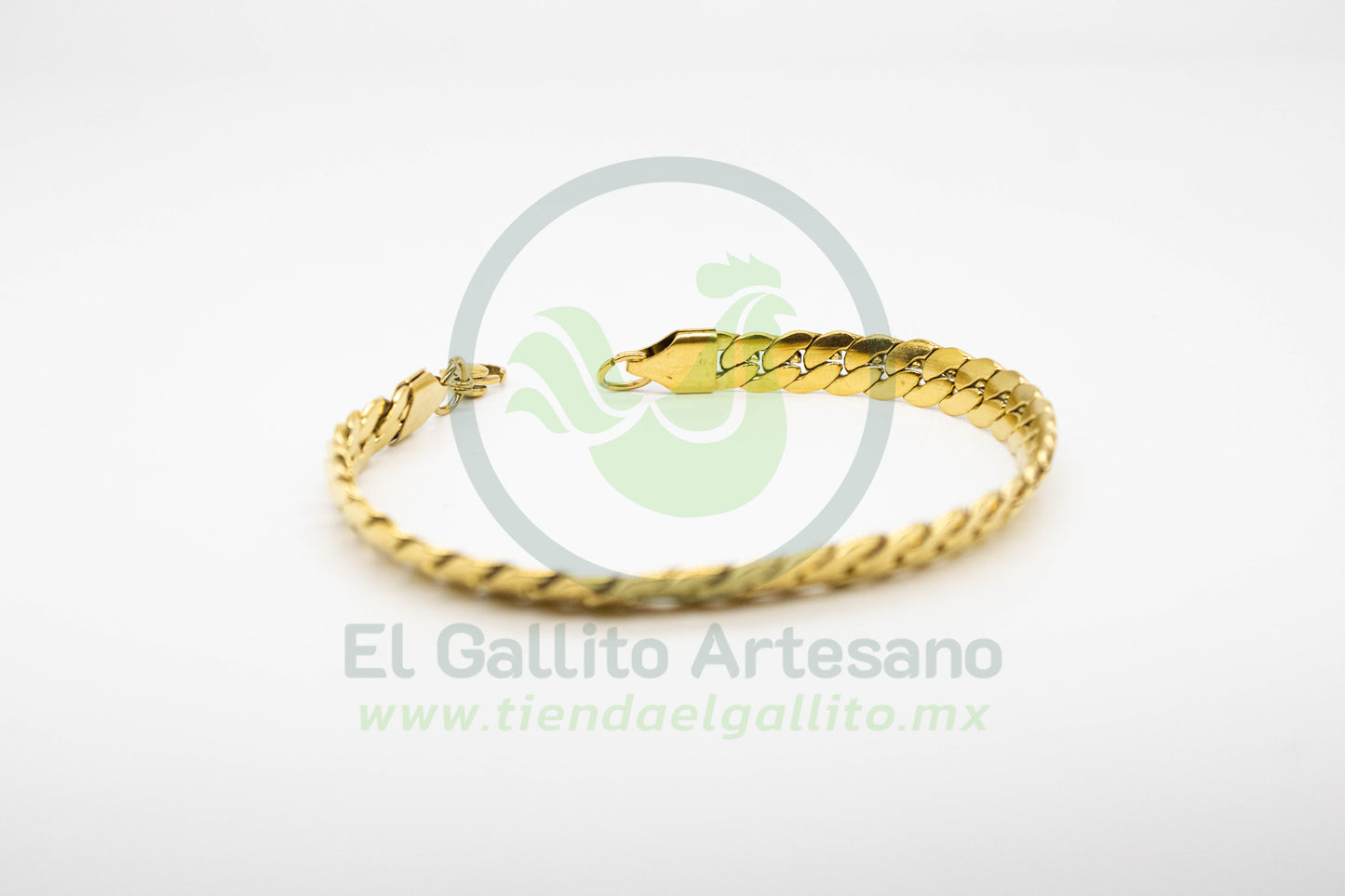 Esclava Acero 1.8-21cm Eslabón Espiga Plata