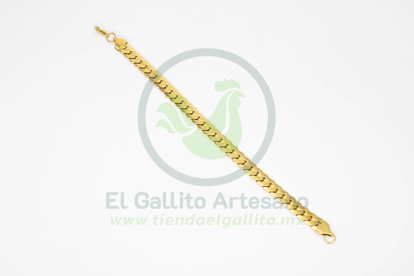 Esclava Acero 2.0-21cm Eslabón Espiga Plata