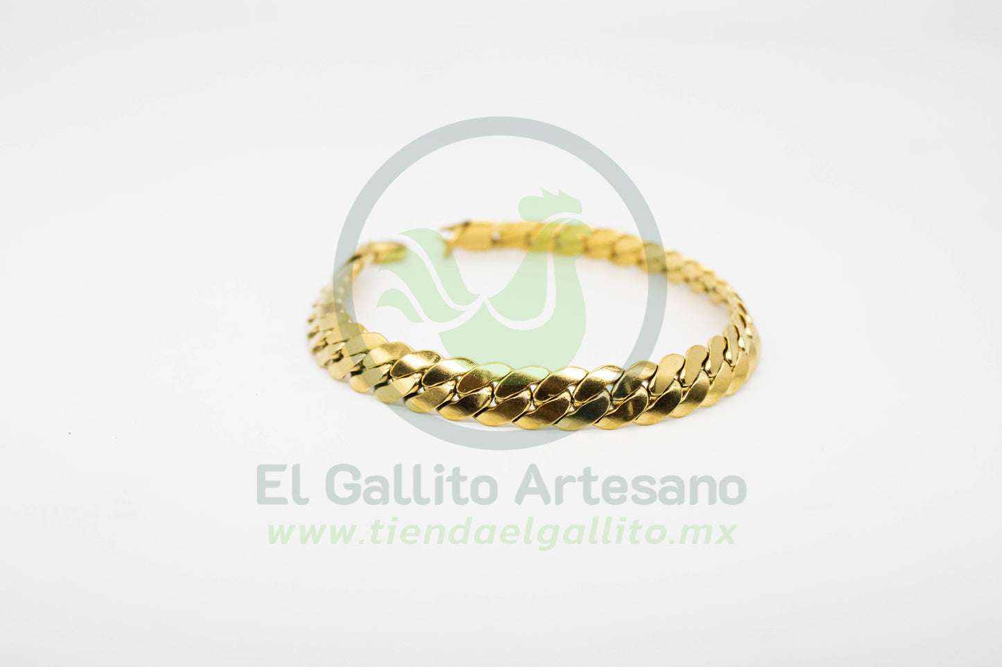Esclava Acero 2.0-21cm Eslabón Espiga Plata