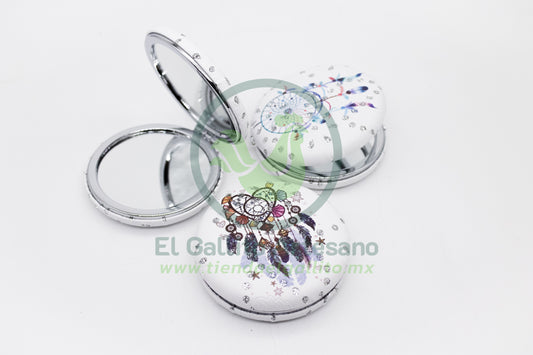Espejo Circular MD3 | Atrapasueños Blanco