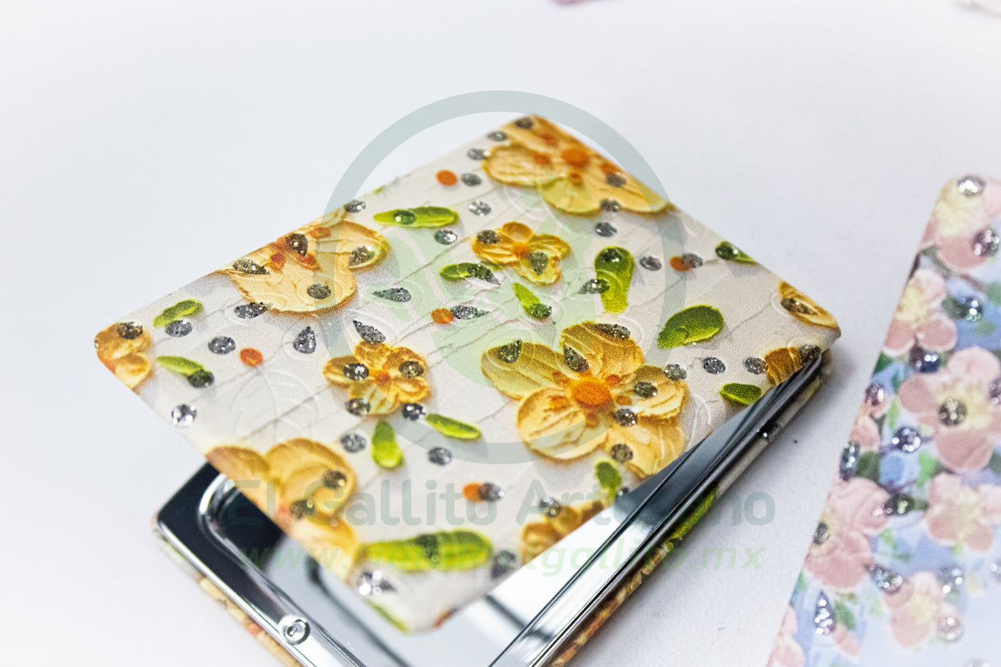 Espejo Cuadrado 25-1 #10 | FLores