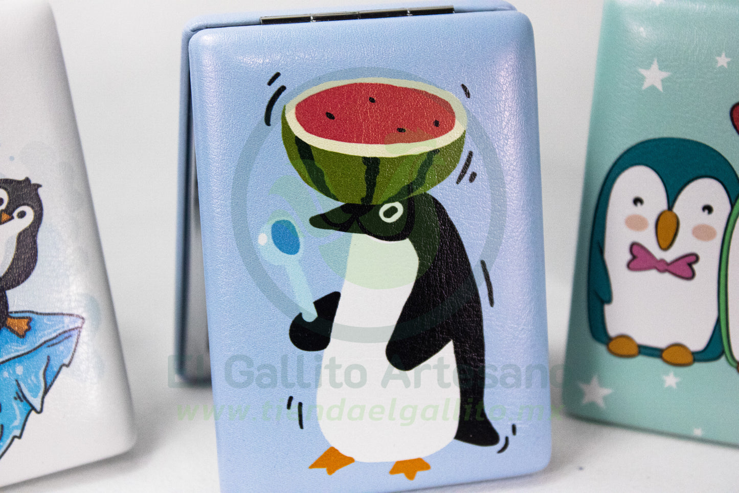 Espejo Cuadrado 25-1 #07 | Pingüinos