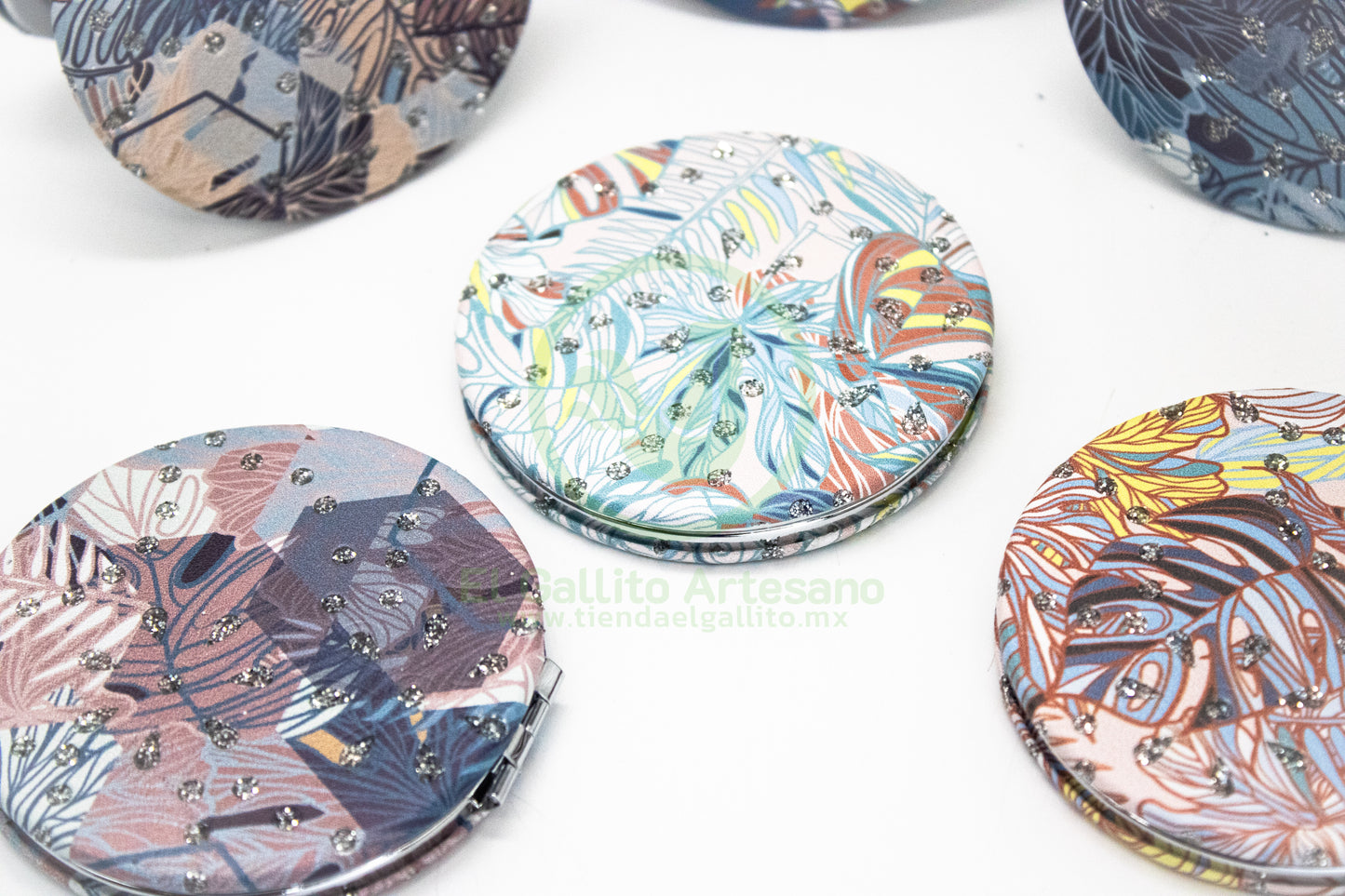 Espejo Estampado MD12| Hojas Varias