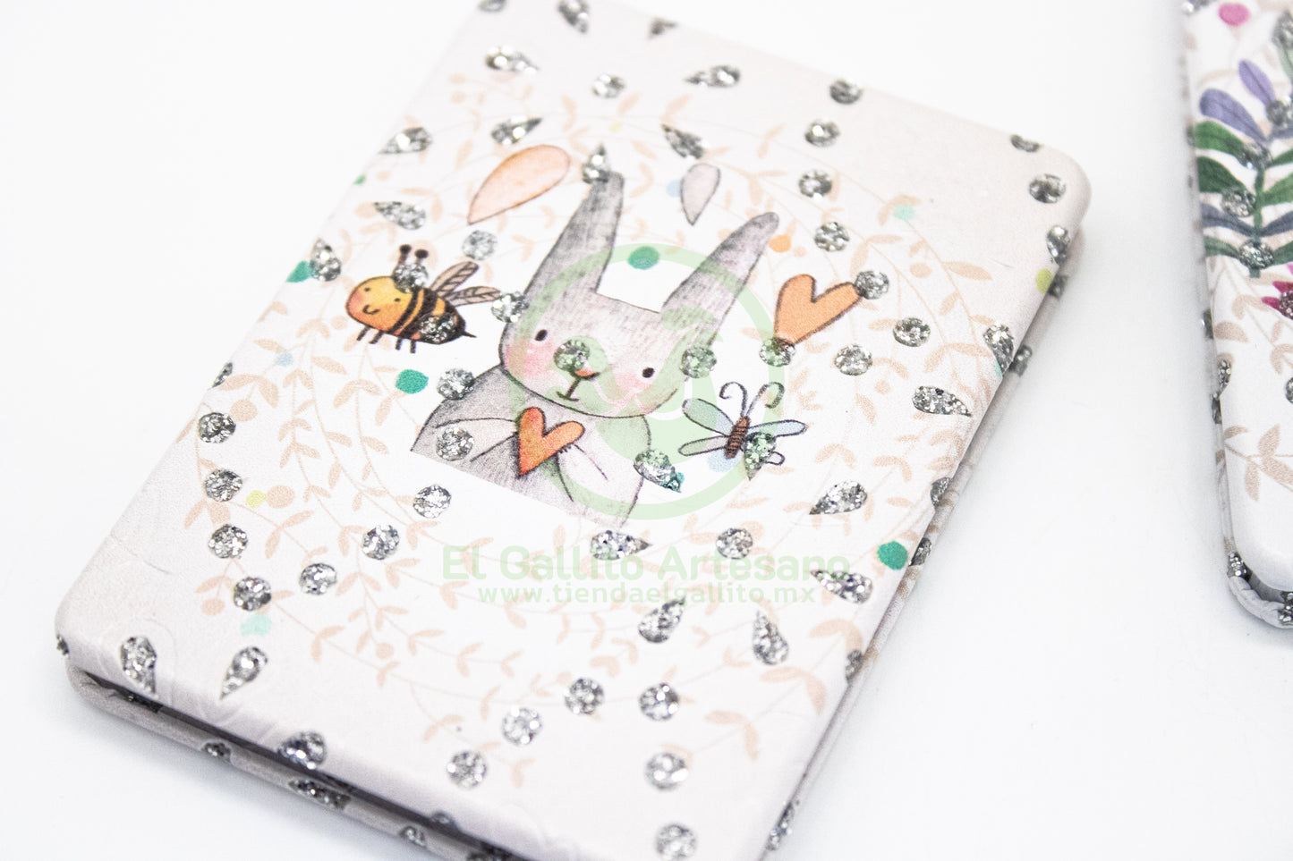 Espejo Estampado MD13 | Gato Corazoncito