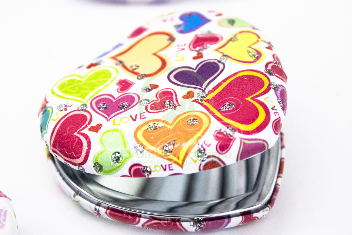 Espejo Estampado MD24 | Corazón Corazones
