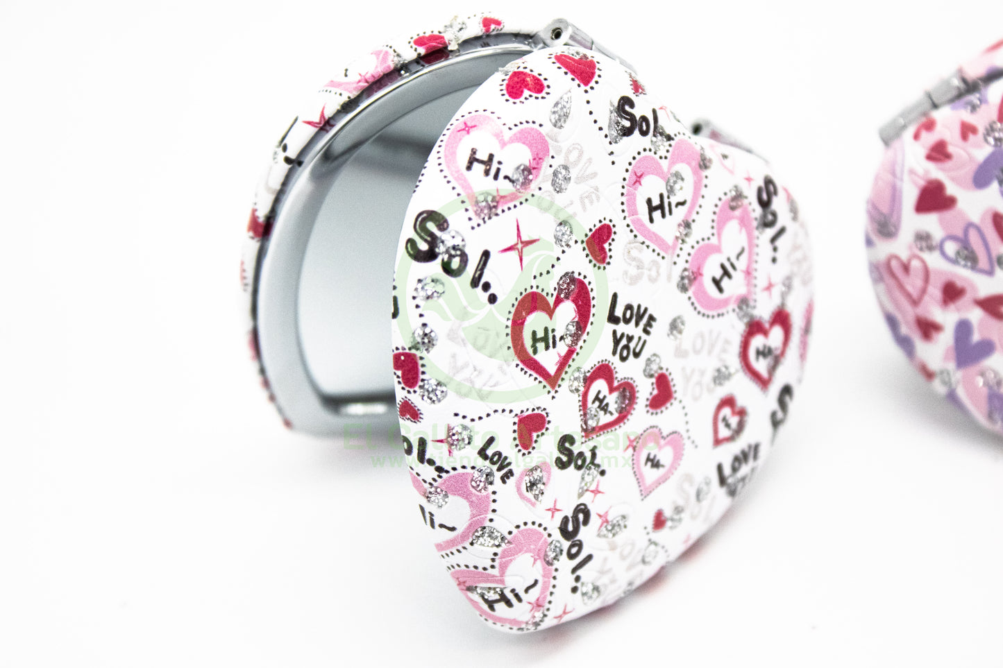Espejo Estampado MD24 | Corazón Corazones