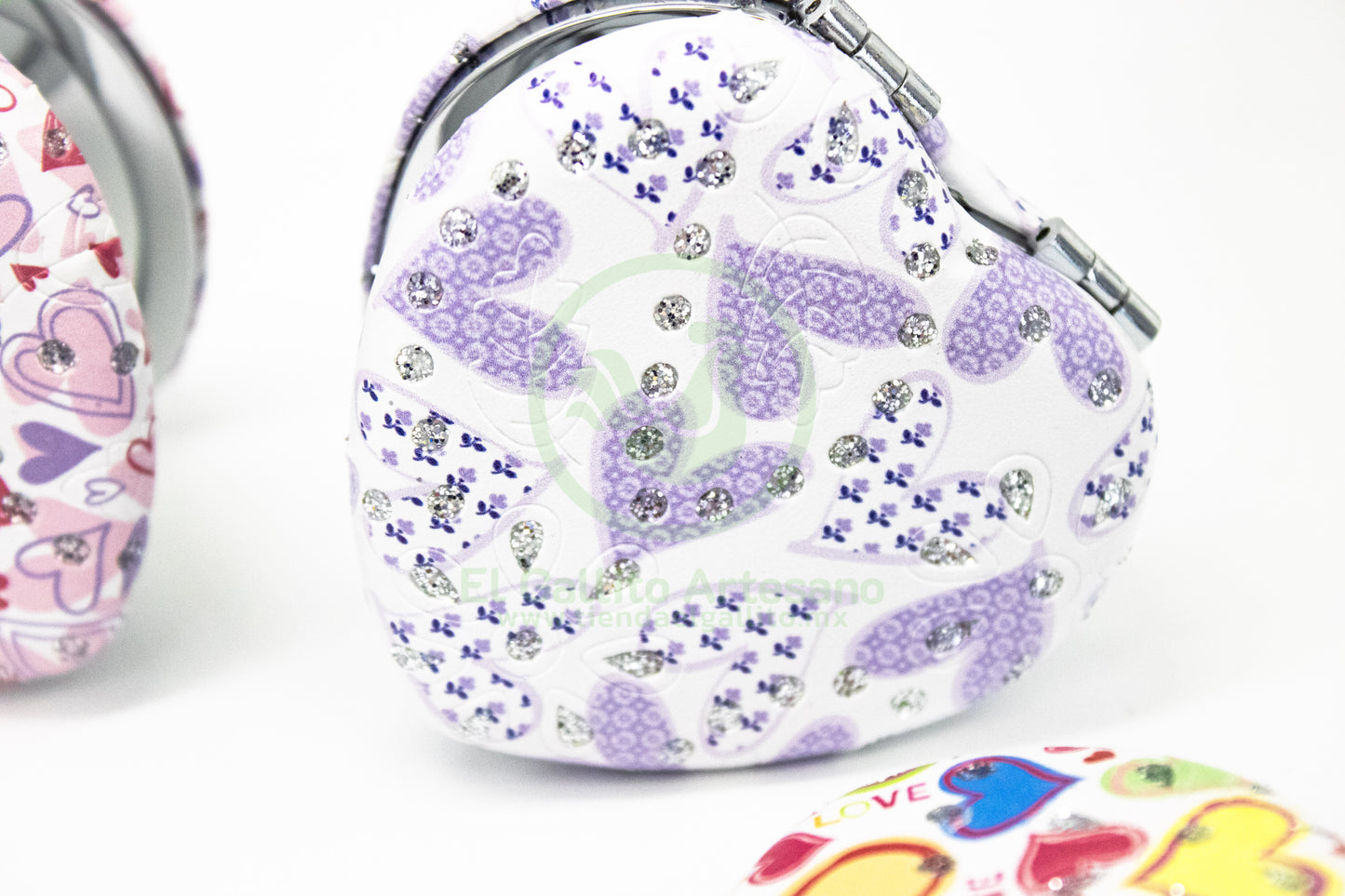 Espejo Estampado MD24 | Corazón Corazones