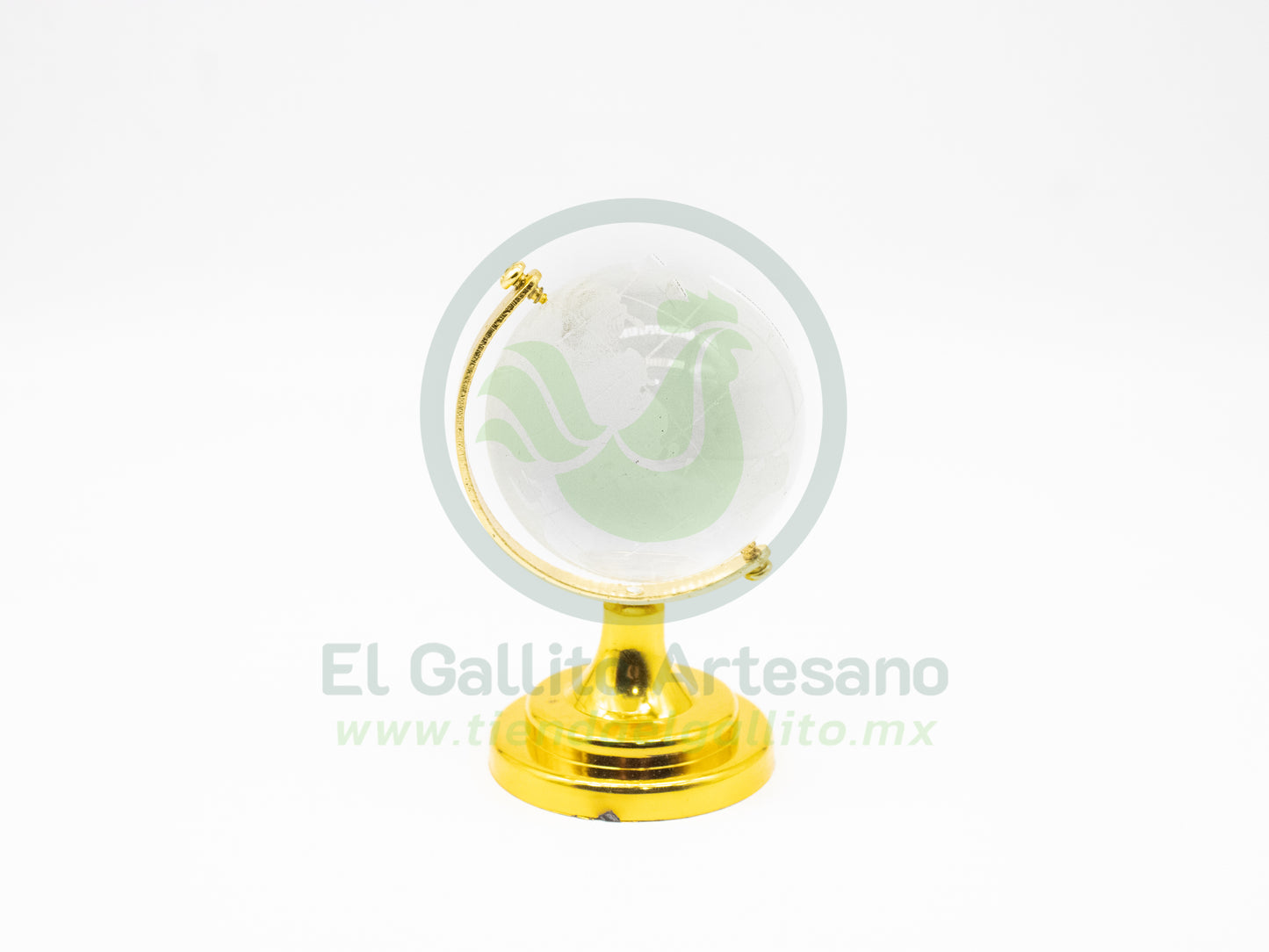Globo Terráqueo Cristal