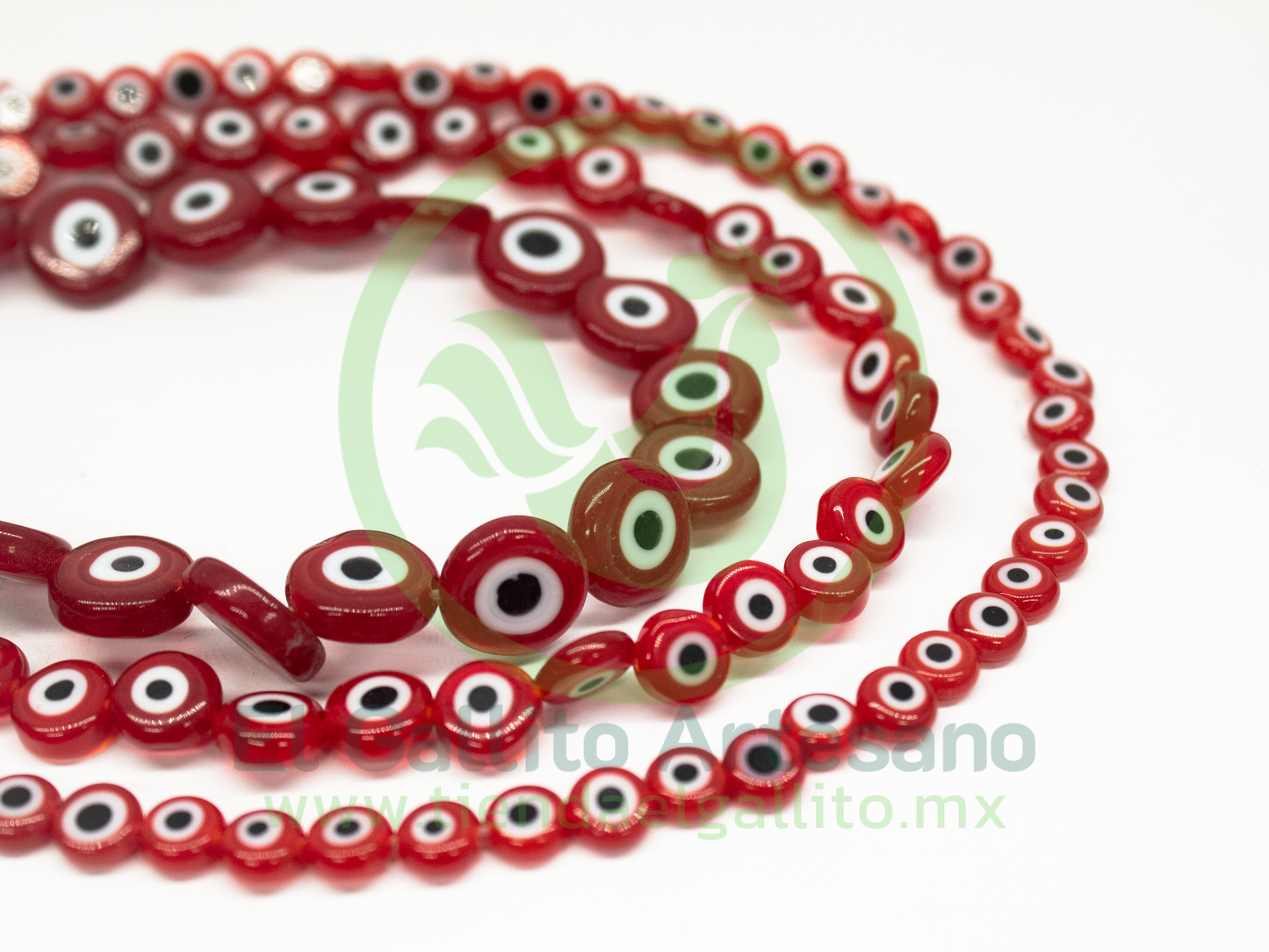 Ojo Turco Plano | Rojo