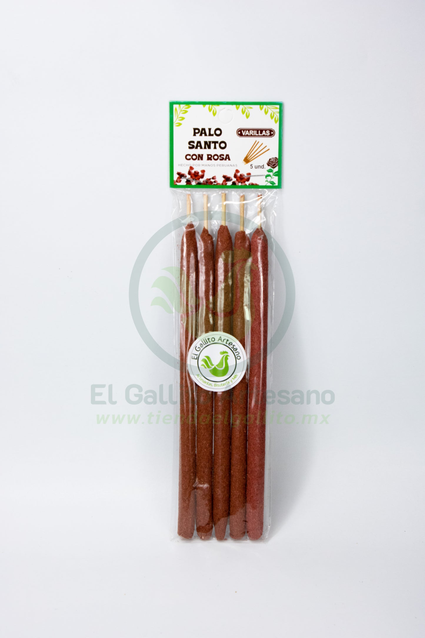Palo Santo-Rosas 5pz